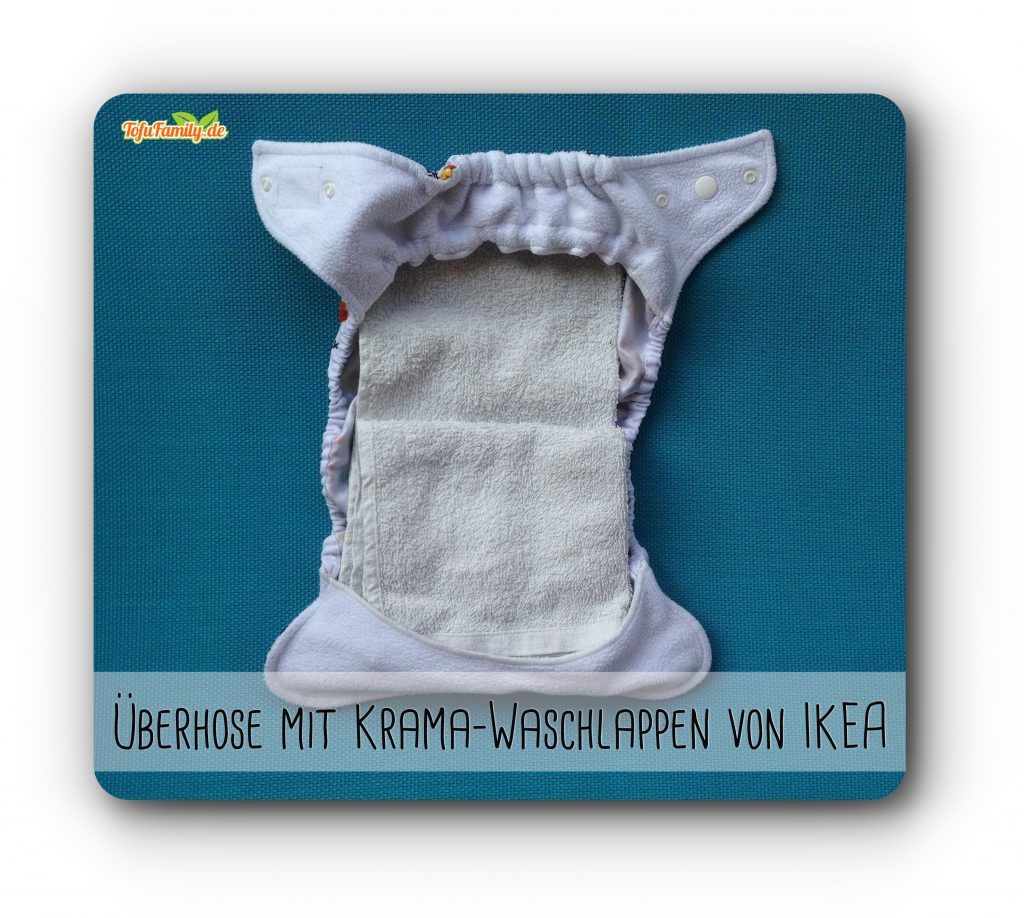 Überhose mit Krama-Waschlappen von Ikea