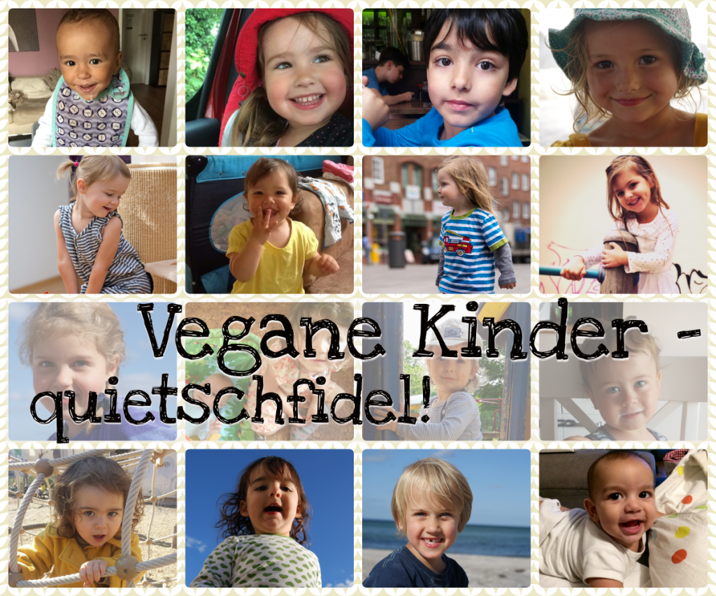 Bilder von veganen Kindern und Babys